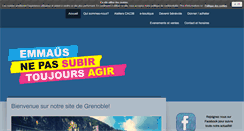 Desktop Screenshot of emmaus-grenoble.fr