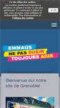 Mobile Screenshot of emmaus-grenoble.fr