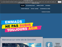 Tablet Screenshot of emmaus-grenoble.fr